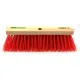 Straatbezem nylon rood